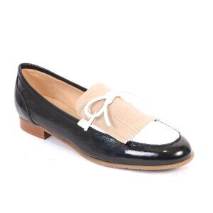 Luca Grossi 728a Multicolor Leather Classic Penny loafer Flat Shoe